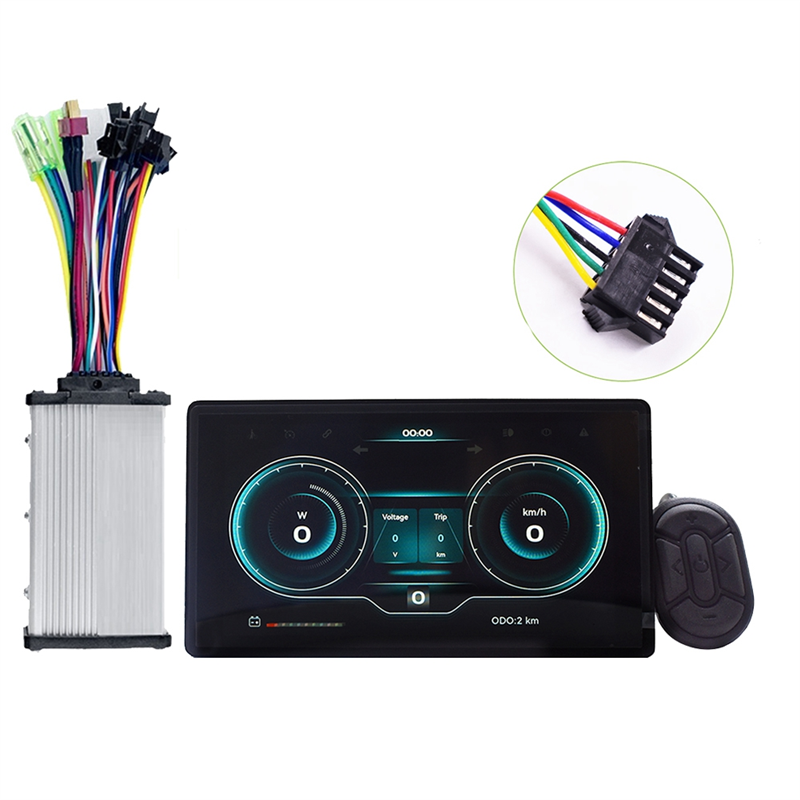 H8 Ebike Enhanced Projection LCD Display and Controller Screen: Navigation, Digital Stopwatch, Speedometer