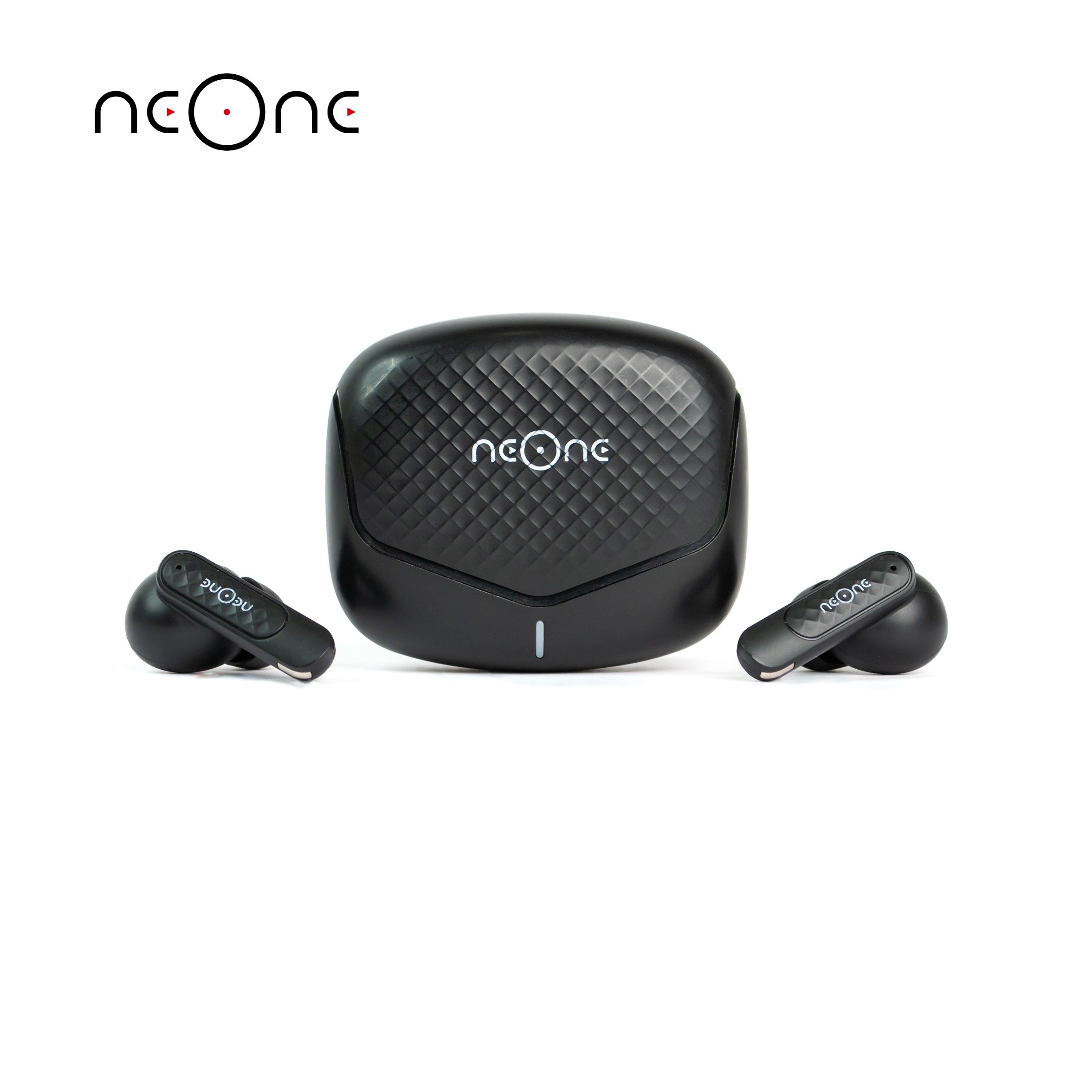 neOne PureBeats Move True Wireless Earbuds | ENC + ANC Quad Mics | Bluetooth 5.4 Low Latency | 6H Playtime | IPX5 Waterproof | Titanium Design | Multi-Device | 1-Year Warranty
