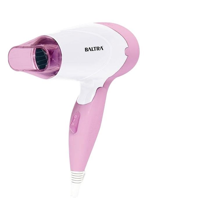 15 Months Warranty BALTRA Hair Dryer | Diva | BPC 839 | DC motor l Speed + warm air l Speed + hot air | Foldable handle for compact store | Concentrator nozzle | 1.7 m long power cord | Automatic overheat protection | Hanging loop | 750 W