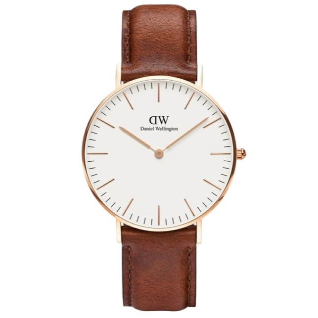 Fashionable Round Dial Brown Leather Belt Quartz Moment Watch For Women || Sold By Watch House