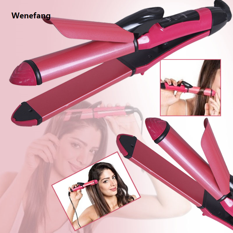Wenefang Nova 2 in 1 Hair Curler Sales promotion Straightener Set