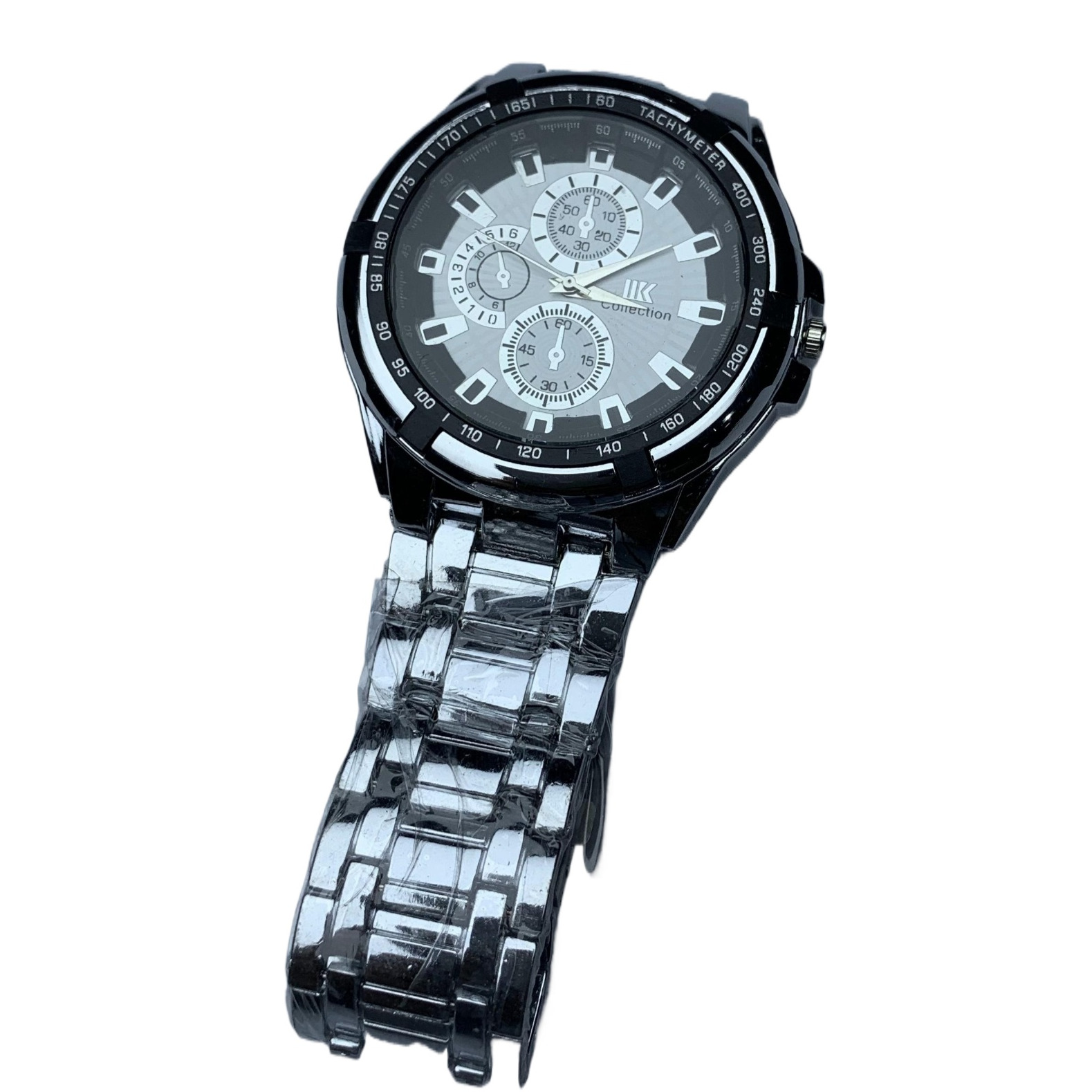 Round White Dial Silver Stainless Steel Fashionable Wrist Watch For Women