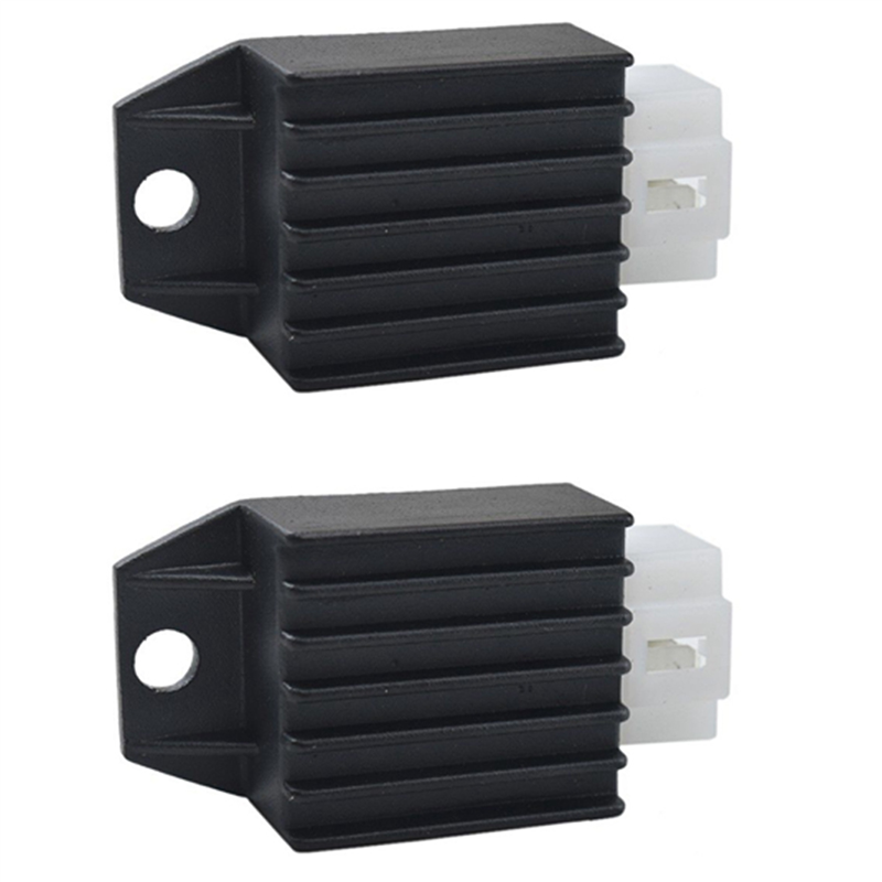 OYPFXMI 2X 12V 4 Pin Rectifier Regulator for 50Cc 90Cc 110Cc 125Cc Pit Quad Dirt Bike Atv