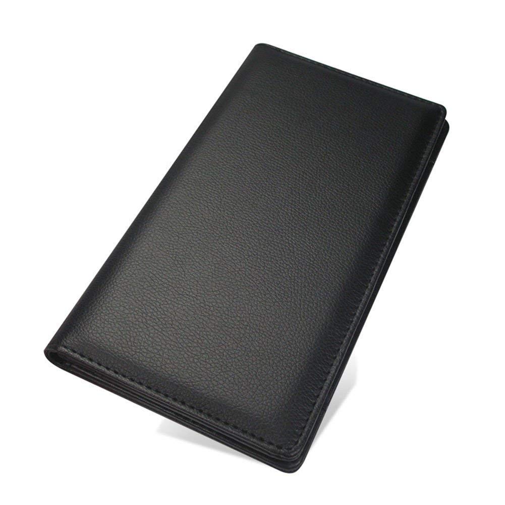Restaurant Bill folders, Guest Check Presenter folder, Bill Folders for hotels with Credit Card and Receipt Pocket Black Leather Colour : Set of 2 pieces