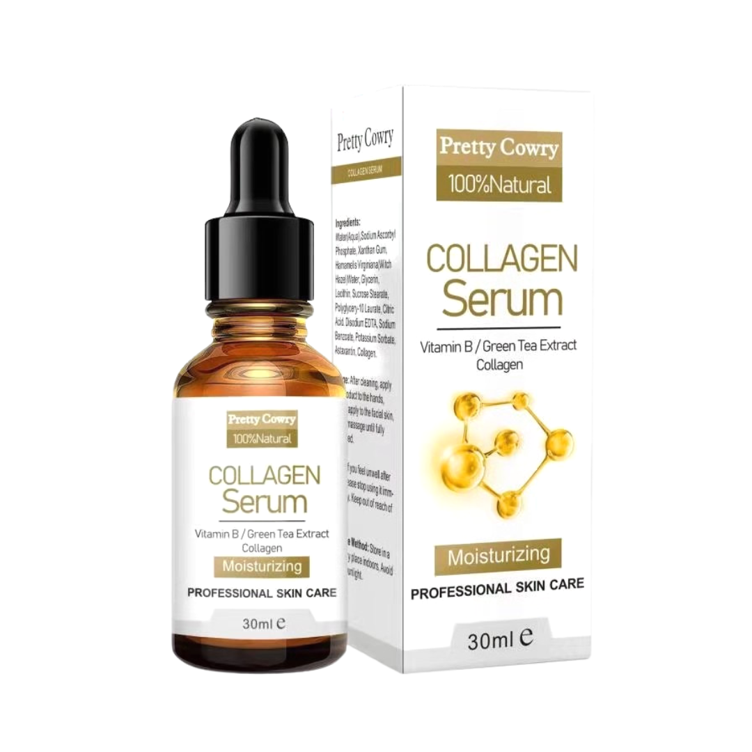 Pretty Cowry 100% Natural Collagen Serum (Vitamin B/Green Tea Extract) 30ML