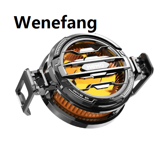 Wenefang CX07 Cell Phone Cooler Mobile Phone Magnetic Radiator Cooling Fan Cell Phone Live 2025 New Streaming Cooler 15W Semiconductor Radiator For Playing Games Watching Videos