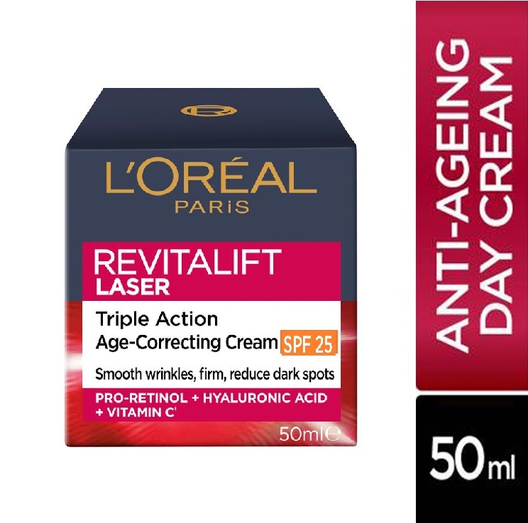 Loreal Paris Revitalift Laser Tipple Action Age Correcting Day Cream with SPF 25 - 50ml