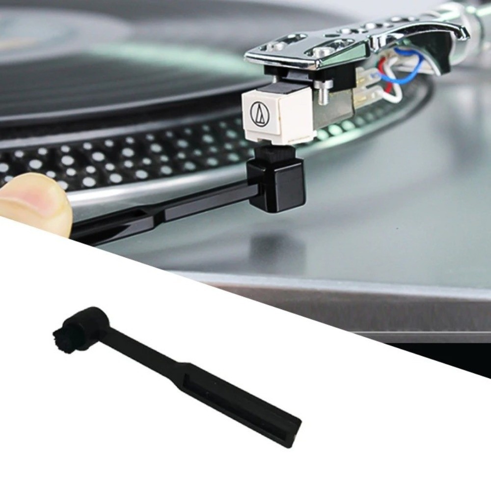 Durable Anti-static Turntable Cartridge Stylus Brush Player Cleaning Record Care Vinyl Record Cleaning Brush Gramophone Brush Record Cleaning Tool