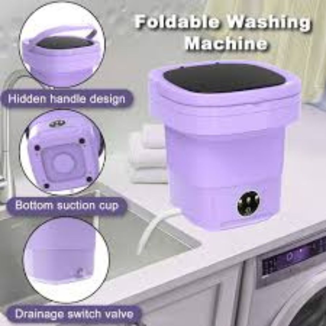 Foldable Washing Machines Household Mini Small Portable Washer for Panties and Socks Portable Washing Machines
