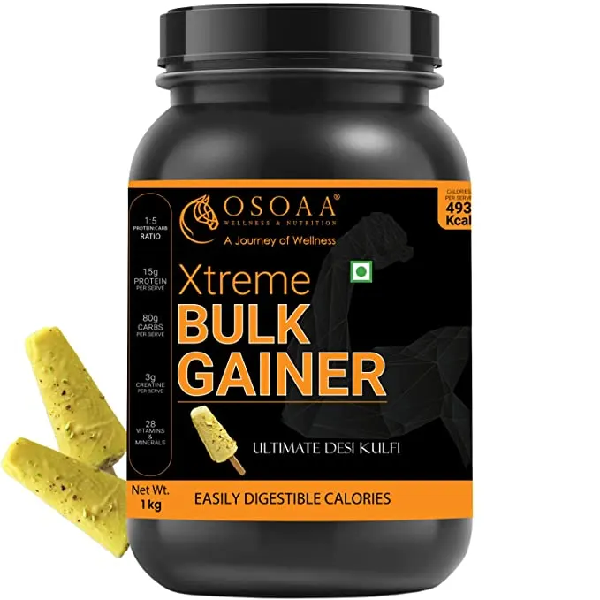 OSOAA 1:5 Bulk Mass Gainer 1kg (Desi Kulfi)
