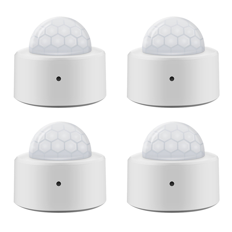 4PCS 2 in 1 Tuya Zigbee 3.0 PIR Motion Detector Security Anti-Theft Alarm Sensor Human Motion WIFI Smart Light Sensor