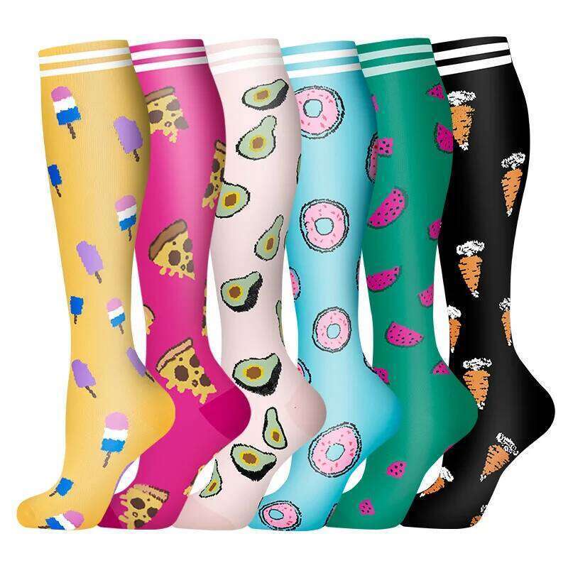 1 PCS Quality Unisex Compression Stockings Cycling Fit Medical Edema, Diabetes, Varicose Veins, Running Marathon Socks