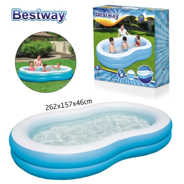 Inflatable Swimming Pool 2.62m x 1.57m x 46cm