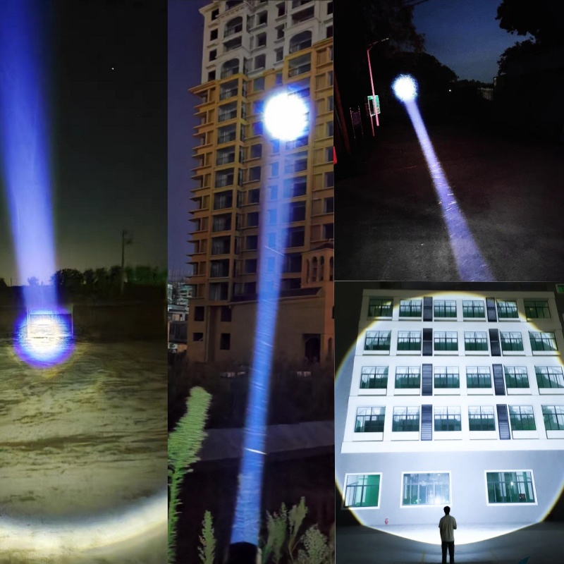 2025 New 10000mAh High Power Flashlights 1000000LM Ultra Powerful Flashlight 2*26650 Rechargeable Lantern Tactical Outdoor Camping Torch