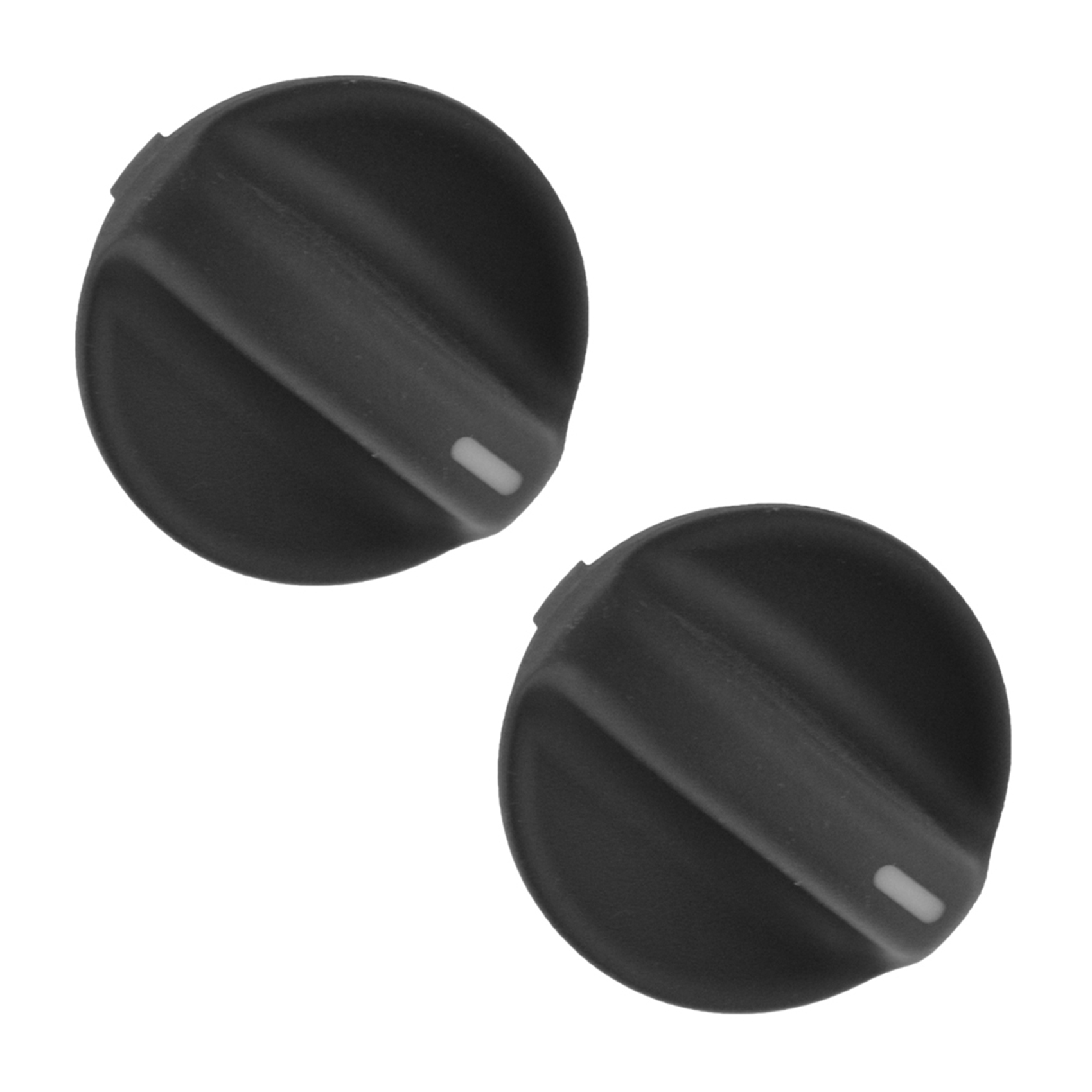 NAMUNY 2X New Black Heater Control Knob Fan Speed Ac Temperature Knob for Accord 1994-97