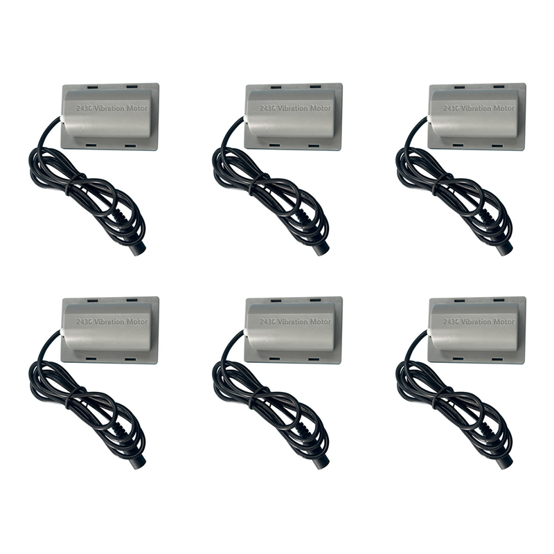 6X DC 12V Chair Pillow Vibrating Motor Mini Vibrating Motor Massage Belt Flat Base Attractor Frog Feeding Motor