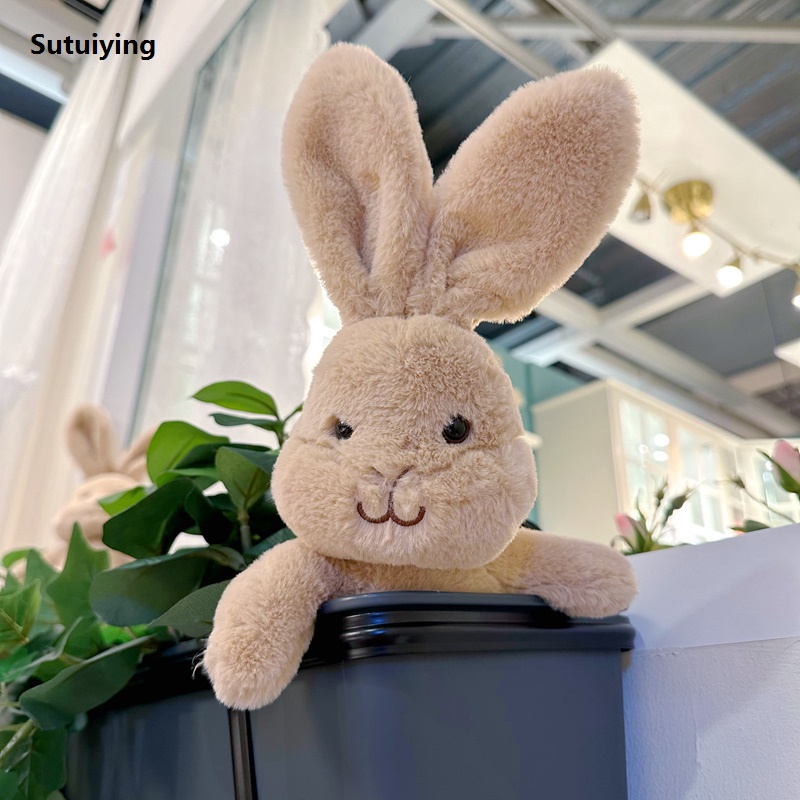 Sutuiying Bunny Stuffed Animal Toy Soft Cute Sleeping Partner Funny Playmate Sales promotion Cartoon Rabbit Plush Toy Kids Boys Grils Brithday Gift