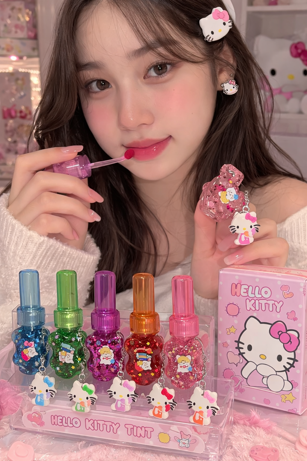 1 Piece Hydrating Lip Gloss Tint - Long-Lasting Glossy Lip Tint, Moisturizing Shiny Lip Color, Lightweight Natural Glow Lip Makeup