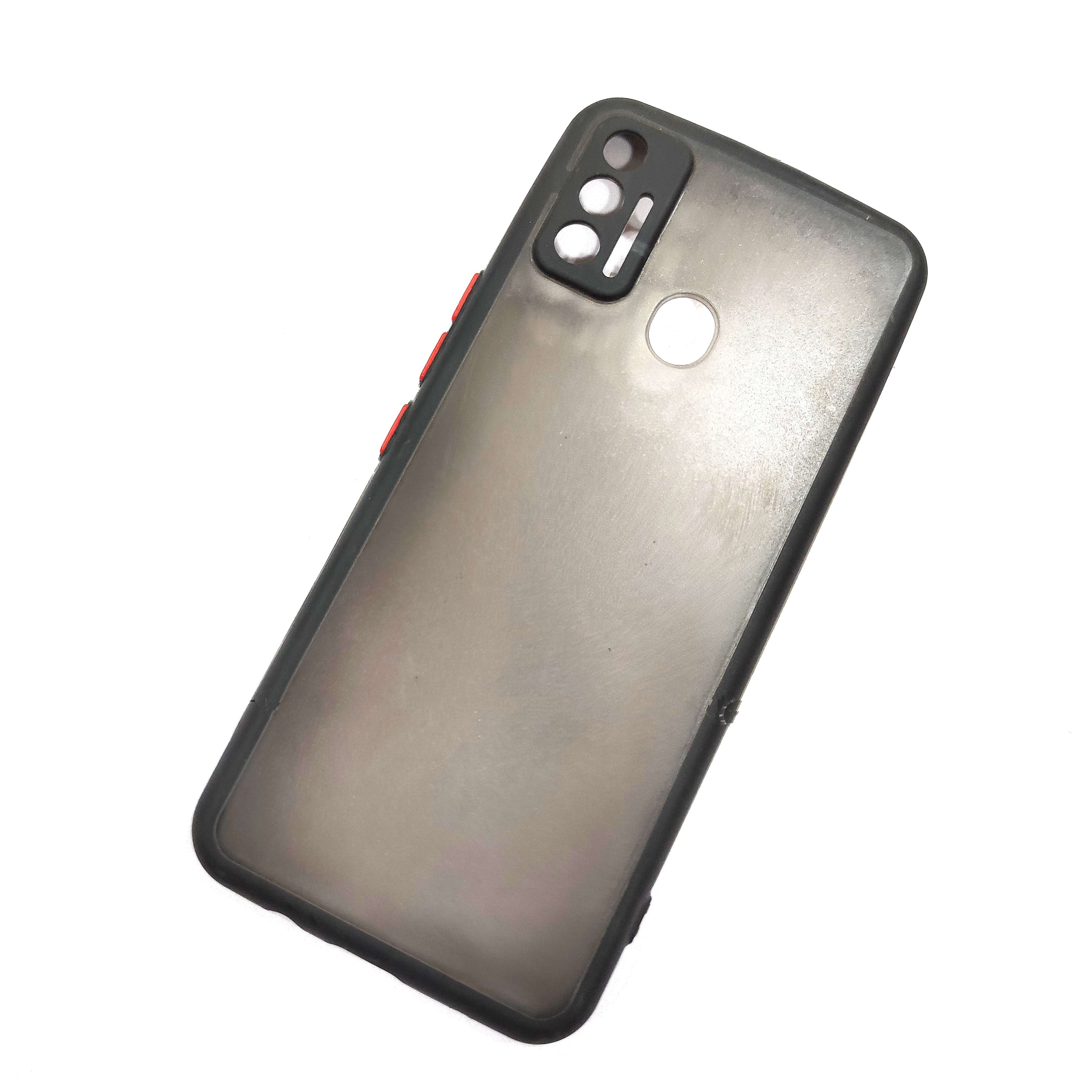 Techno Spark 7T Camera Protection Matte Semi Hard Cover
