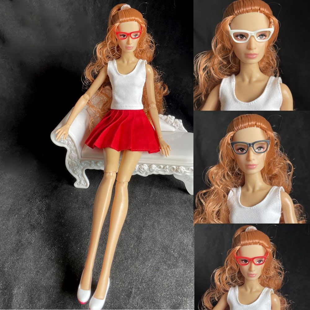 New Handmade 1/6 Doll Plastic Glasses Fashion Mini Casual Wear Stockings DIY Accessories Multicolors Dolls Clothes Pants for 1/3 BJD 30/60cm Dolls