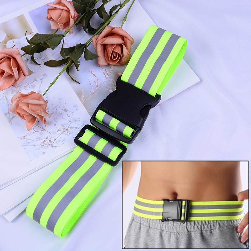 NEW 【Special offer】New 1Pc Waist Support ty Security Belt For Night Running Walking Biking Accessories High Visibility Reflective
