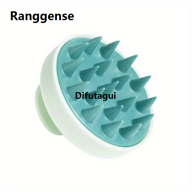 Difutagui Portable 1pc Silicone Scalp Massager and Shampoo Brush - Hair Cleansing Comb for Shower Fifty percent discount Spa - Full Body Massage, Stress Relief, Non-Electric, Unscented, Family Grade