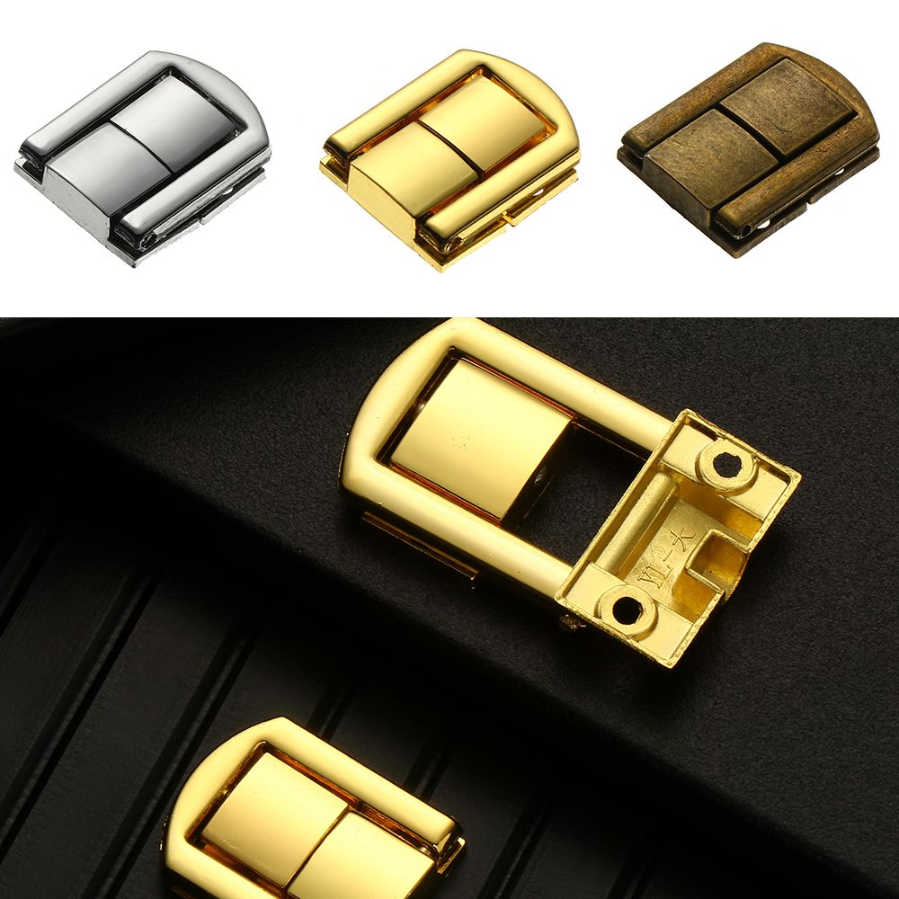 Retro Vintage Suitcase Buckle Alloy Lock Catch Latches Leather Bag Buckle Clasp Antique Box Hasps