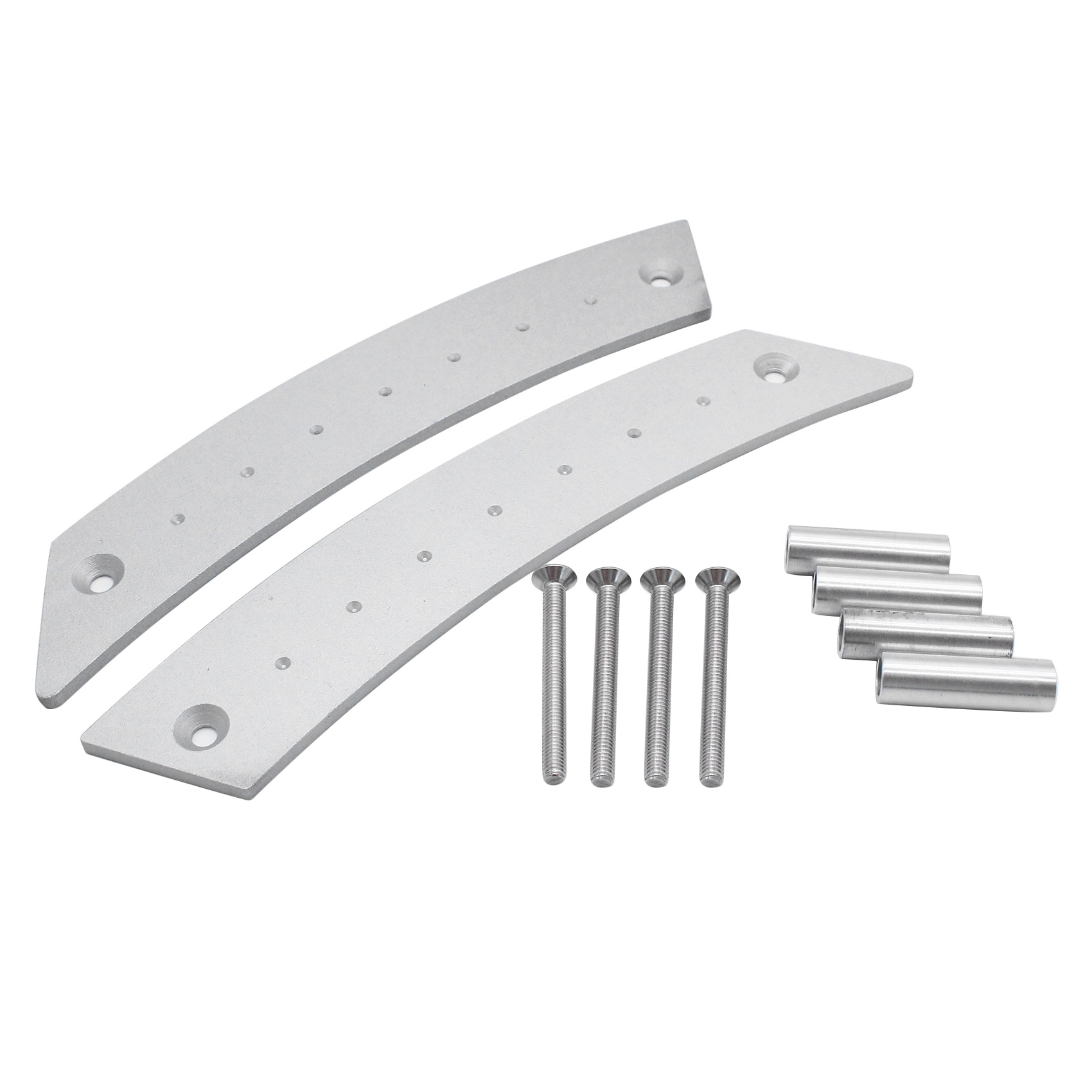 1Pair Metal Door Panel Pull Handle Set for 1998-2010 Interior Door Grab Pull Handles Replacement Silver