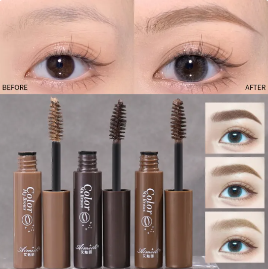 1 Piece Waterproof Eyebrow Tint Gel - Long Lasting Professional Natural Brow Cream, Smudge-Proof Sweat-Resistant Eyebrow Makeup Gel for Defined & Fuller Brows