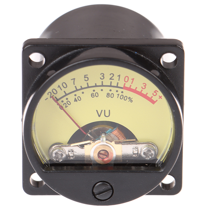 New specials 1Pc Panel VU Meter 6-12V Bulb Warm Back Light Recording Audio Level Amp Meter A JUE