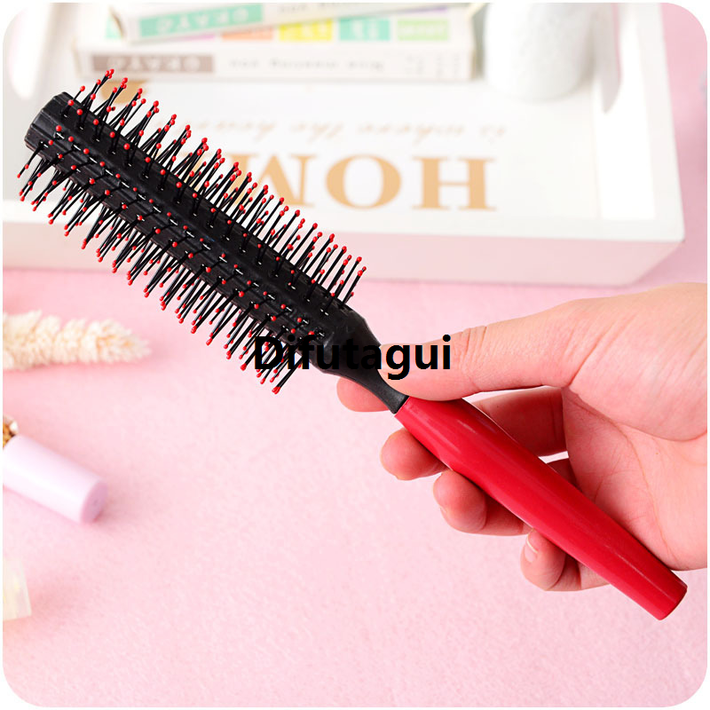 Difutagui Women's Hair Brush Round Pear Head Salon Hair DIY1Pcs Hot Selling 【】Antistatic Sales promotion Curly Comb Massage Hair Care Straight Curve Curly Hair Coat