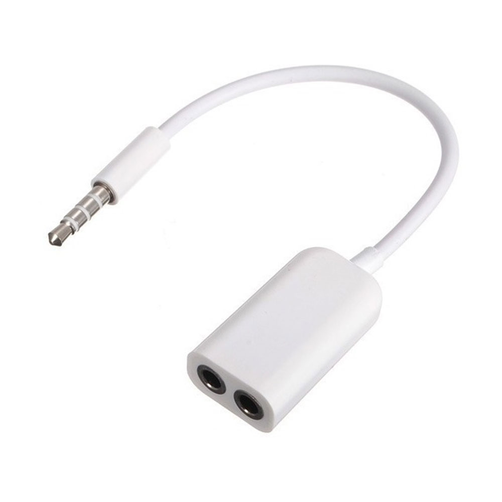 Earphone AUX Splitter for separating music to two Earphones or Headphones.