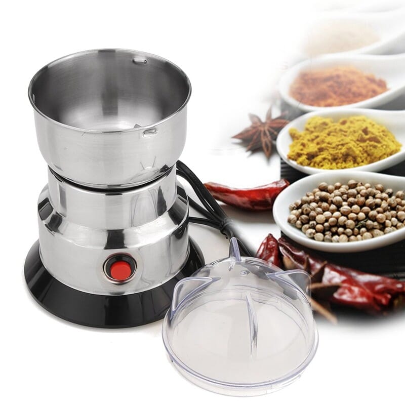 Multifunction Mini Grinder Machine Household Electric Grain Grinder Durable Stainless Steel Blade Coffee Bean Nut Seeds Grinder