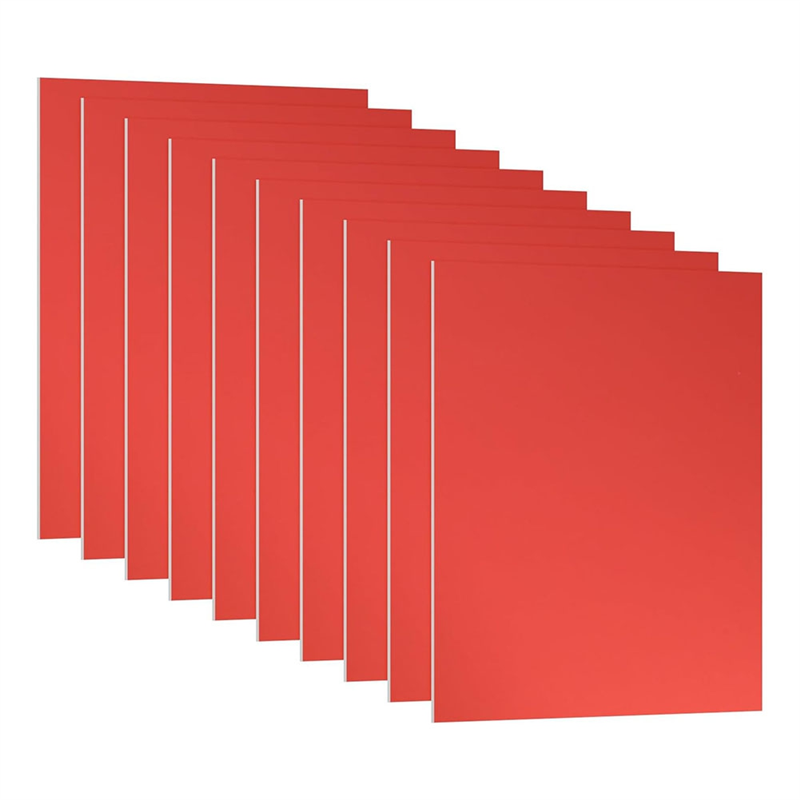 3.3x2.1x1/32inch Anodized Aluminum Sheet, 10Pcs Metal Rectangle Plate