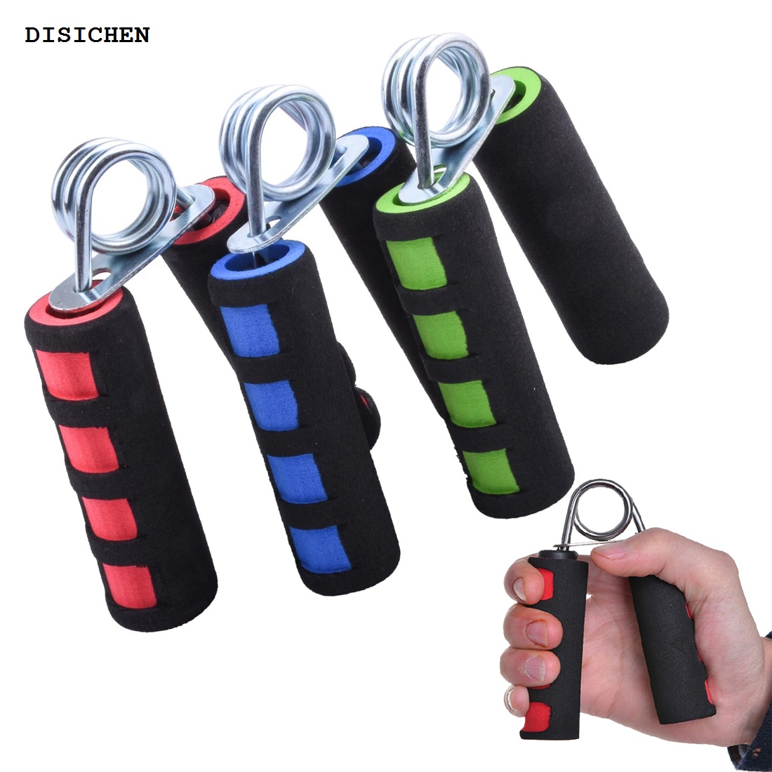 DISICHEN Luxury Hand Exerciser Sport Hand Grip Strength Device Finger Forearm Muscle Training Gripper Bubble Film Portable Fitness Equipment