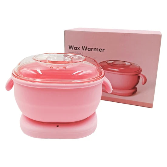 Portable Small Silicone Wax Heater Warmer Compact At Home Waxing Machine for Face Body Bikini, Women Men, Professional Salon Use