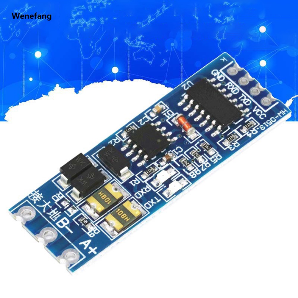 Wenefang 1-10PC TTL To RS485 Module Hardware Automatic Flow Control Module High Quality Serial UART Level Mutual Conversion Power Supply Module 3.3/5V