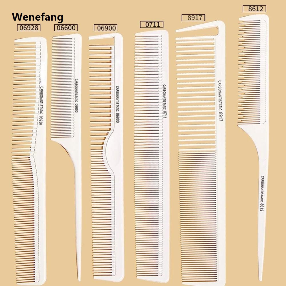 Wenefang Hairdressing Carbon Comb Professional Hairdresser Cutting Comb New Anti Static Hair Comb Haircut Tools Barber Hair Styling Comb