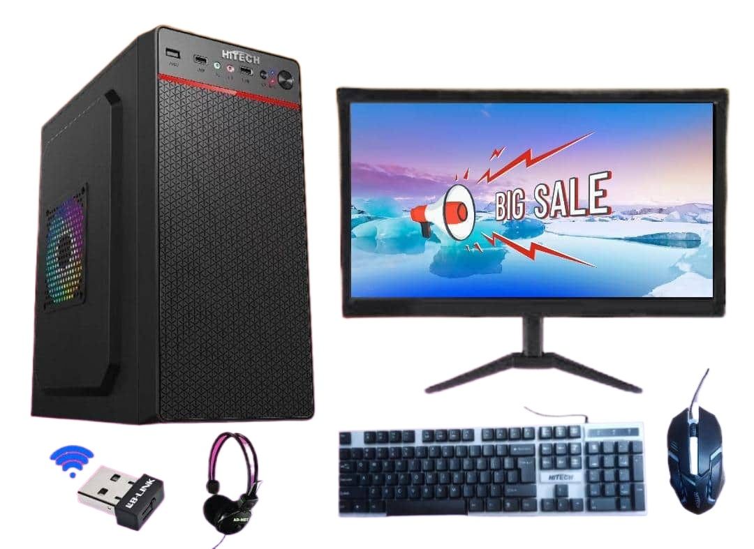 Assembled Desktop PC i3 3rd Generation 4 GB RAM 128 GB SSD 19" Monitor Keyboard & Mouse