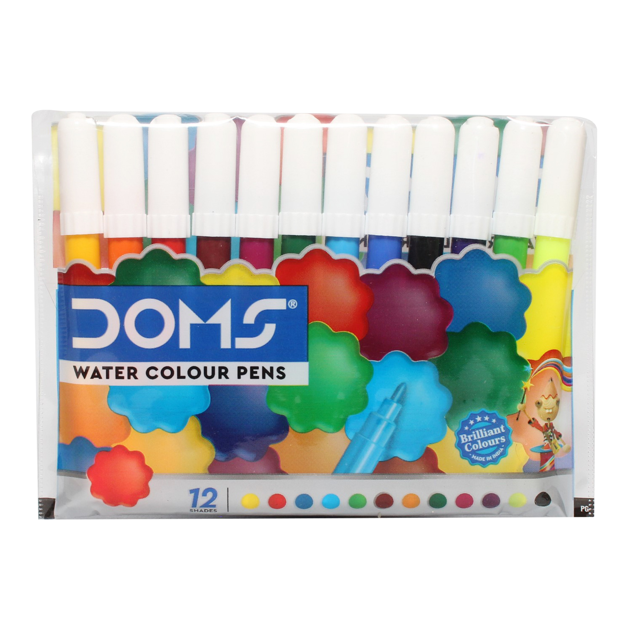 Doms Water Color Sign Pens Mini Pack Of 12 pcs 10 pkt set