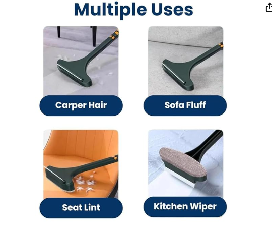 Multifunctioning Window Net Cleaning Brush With Wiper