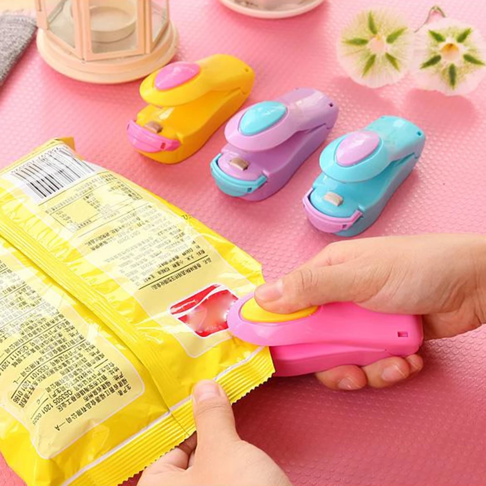 Battery Operated Plastic Bag Sealer-Assorted Color