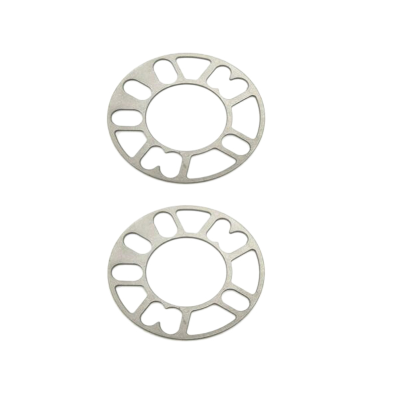 LKPCIGCXM 2Pcs Aluminum Alloy 4 And 5 Lug 8Mm Thickness Wheel Spacer Gasket For Universal Car Auto