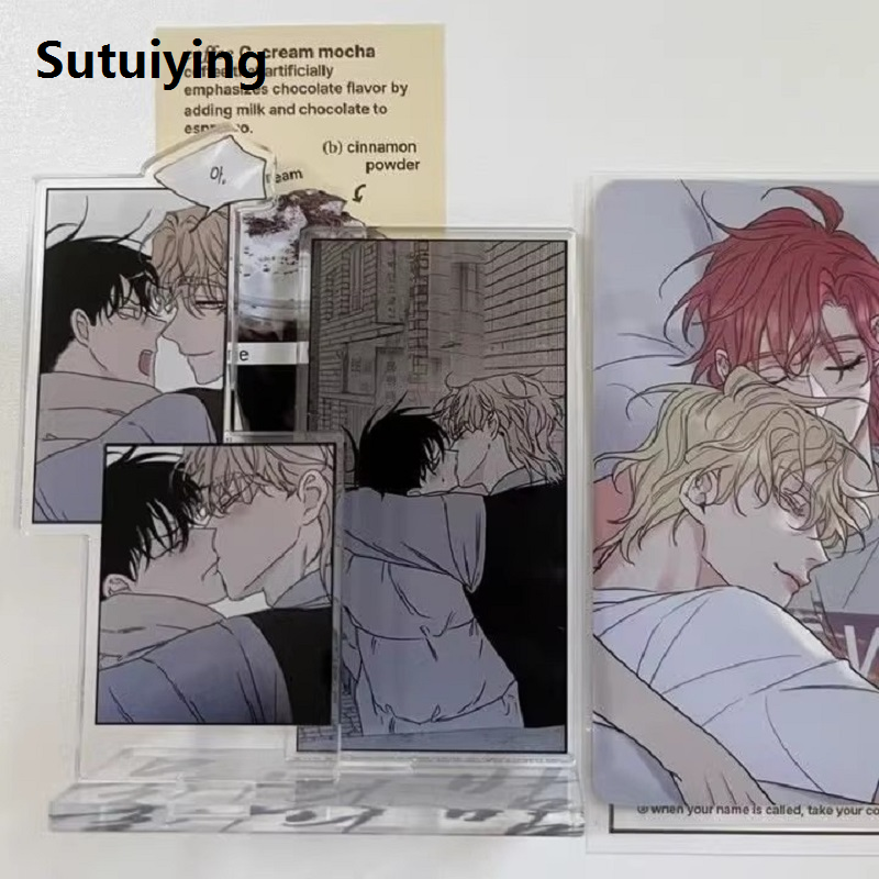 Sutuiying New style 【AiBaby Store】1Pc Comic Night By The Sea Acrylic Profesional Stand Lv Taizhou, Jin Yixuan Cartoon Model Cosplay Gift