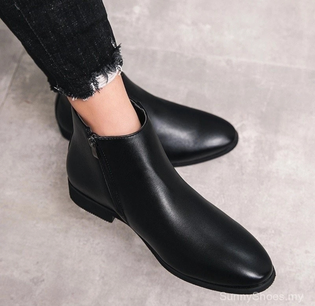 New Brown Leather Classic Ankle Boots