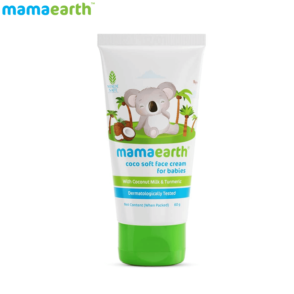 mamaearth Coco Soft Face Cream With Coconut Milk & Turmeric For Babies, For All Skin Type- 60g