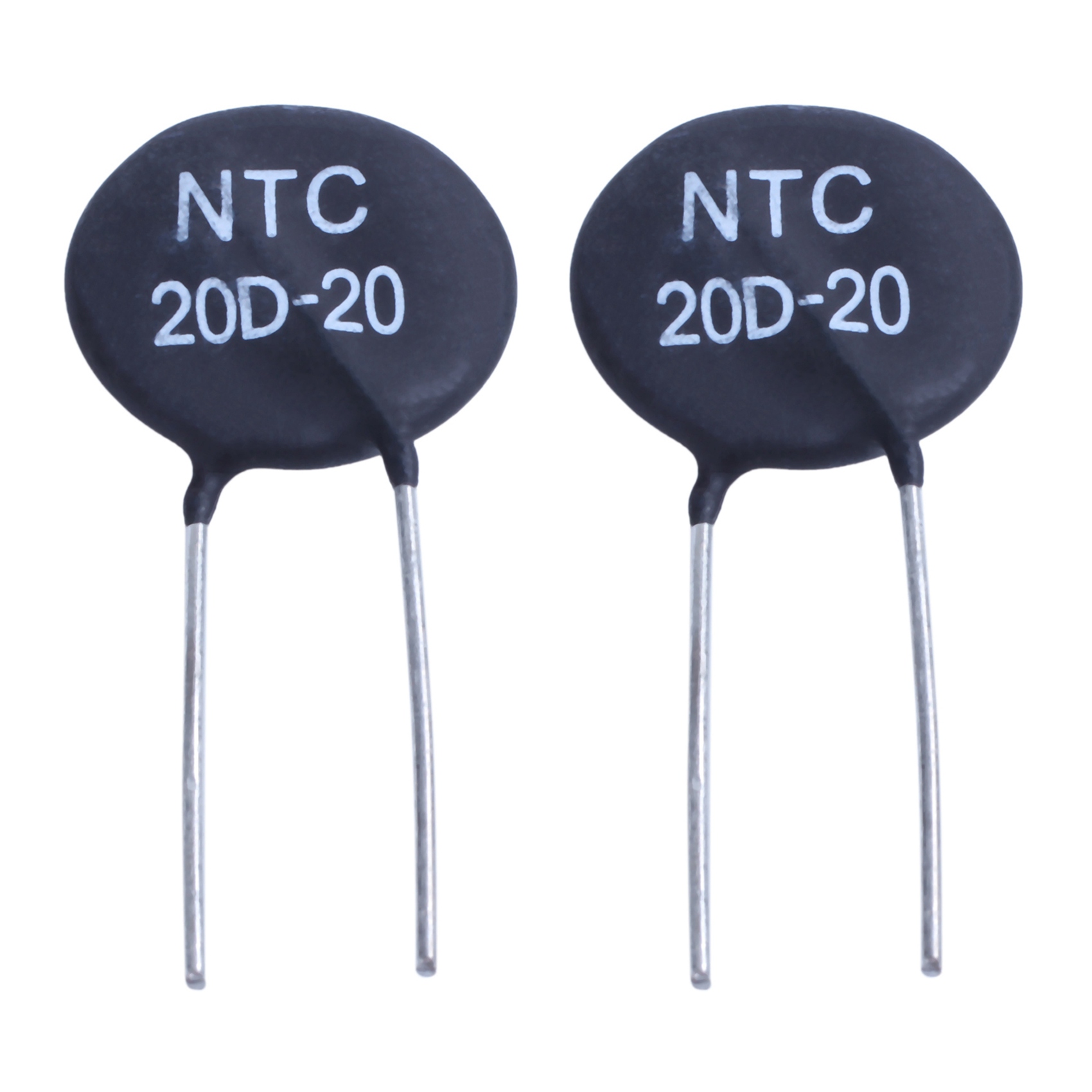 fasdaga 2X 20D-20 Thermistor for Limiting of Inrush Current of Power Supply Ballast CFL,Black