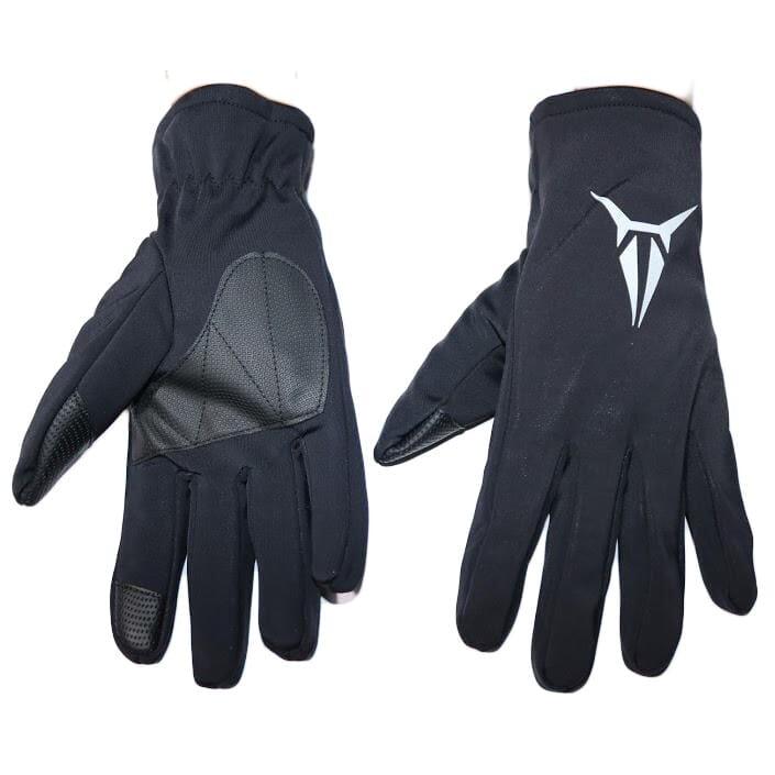 1 Pair Gloves Waterproof Windproof Anti-Slip Warm Pu For Outdoor Sport Cycling Winter Gloves By Bajrang