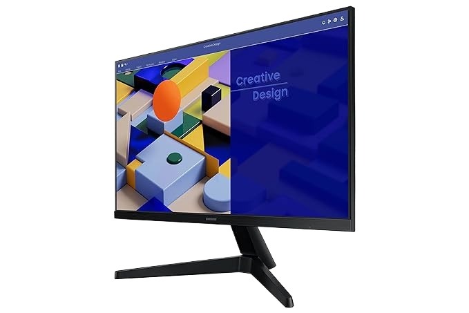 Samsung 27" Monitor (LS27C310EAWXX) | 75Hz | Full HD 1920x1080 | Flicker-Free | Black