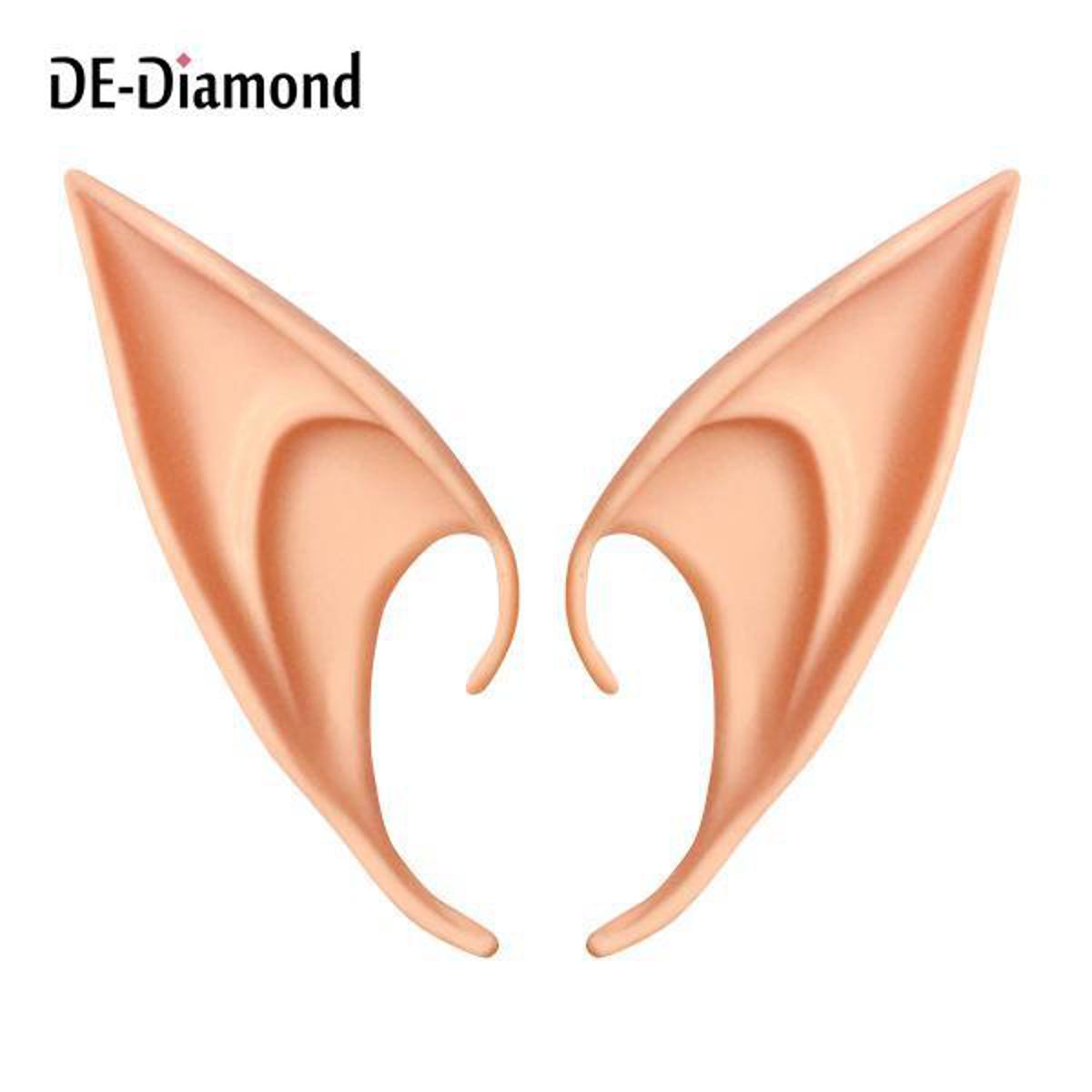 Bizzy DE 1 Pair Latex Elf Ears Cosplay Party Props Gift Halloween Costume Supplies
